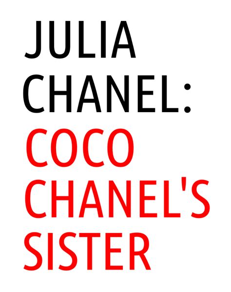 julia berthe chanel famille.